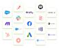 enrich salesforce, hubspot, zoho or any CRM accounts, contacts, companies, leads