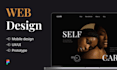 design and develop a luxury modern website in figma