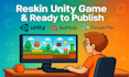 reskin your unity game and ready to publish