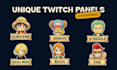 create awesome custom twitch panels for your stream