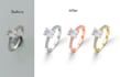 do high end jewelry image retouching and jewelry photo edit