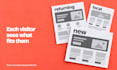 set up ab testing and visitor personalization to get more sales