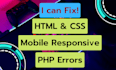 fix issue on wordpress website