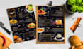 design restaurant food menu flyer and brochure