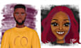draw semi realistic cartoon portrait