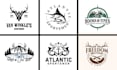 make vintage fishing hunting camping adventure outdoor logo