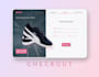 design clean and modern website UI and interactive prototype
