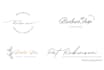create scripted handwritten logo