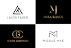 design professional creative monogram logo