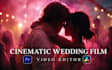 do wedding video editing with cinematic storytelling