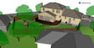 draw 3d with sketchup from eksisting building and landscape