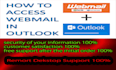 fix email issues on both microsoft outlook and webmail