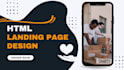 do PSD figma to HTML landing page design