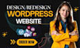build, rebuild, recreate, wordpress website design landing page with elementor