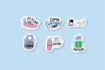 design cute stickers for you