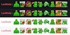 sell a premade emote pack of kermit frog meme v3