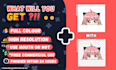 draw anime chibi emote peeking in 24 hours