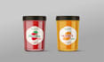 custom label design for food jars, bottles and packaging