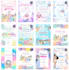 create kids birthday invitation water color theme