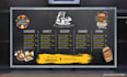 design gym flyer, menu, booklet, poster and banner
