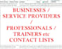 provide business email list, contact lists data for australia, UK, USA or canada