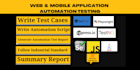 develop automation framework using playwright cypress and selenium
