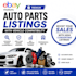 do professional ebay listing auto part motors listing oem aftermarket all parts