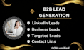 do b2b lead generation  business email prospect list contact list email finder