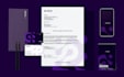 design modern business card letterhead and stationery design