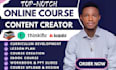 create ebook online course, lesson plan, course creation, online course creation