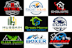 create home repair, roofing, painting, construction, handyman logo