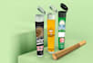 pre roll tube sticker design, round label