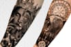 draw a custom tattoo design as a tattoo artist