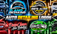 make unique auto detailing, car wash, mobile detailing logo