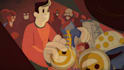 create a 2d character animation in retro cartoon style