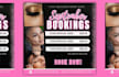 design hair extension, beauty, lash, salon, and spa flyer