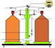 do a scientific illustration, circuit diagram and graphs