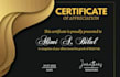design certificate templates, diploma or award certificates in 24 hours