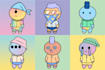 draw cute doodle characters