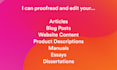 professionally proofread and edit your english document