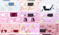 design anime vtuber stream overlay for twitch or youtube