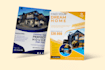 design beauty care spa skincare cleaning service laundry real estate flyers