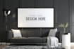 create canvas wall art 3d mockups designs