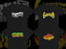 made a font typography, streetwear, y2k, and psychendelic