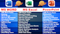 do ms office projects ms word, excel, power point, access