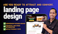 create conversion focused landing page
