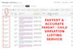 add variation listing, flatfile upload, amazon pl product listing creation