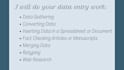 do data entry work