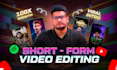 edit social media reels, shorts, tiktok and vsl video editor