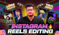 do viral video editing for reels with motion graphics
